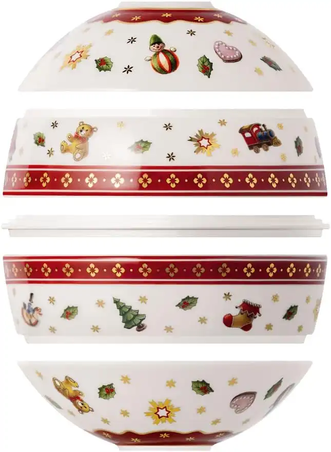 Villeroy & Boch Toy's Delight La petite Boule Set 5 Ciotole in Porcellana 14cm