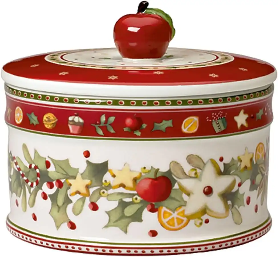 Villeroy & Boch Winter Bakery Delight Scatola Contenitore per Pasticcini 11x13cm