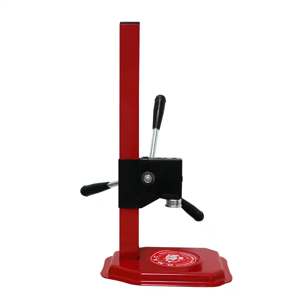 Tappatrice a Colonna a 3 Leve Con Cremagliera Per Tappi a Corona Professionale