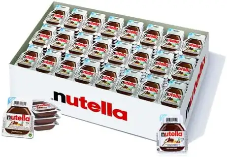 Nutella Monoporzione 120 pezzi da 15 gr Crema Spalmabile alla Nocciola 80946458