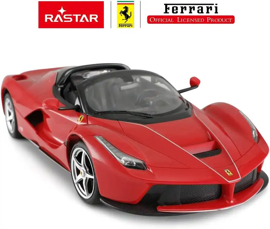 Auto Macchina Radiocomandata Modello Ferrari La Ferrarti Aperta Scala 1:14