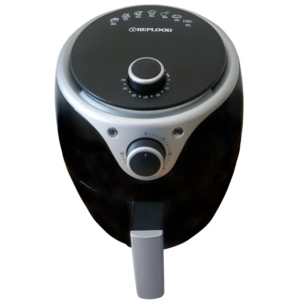 Friggitrice ad Aria Calda Manuale Senza Olio Airfryer 3.5Lt Frigge Cuoce 1200W