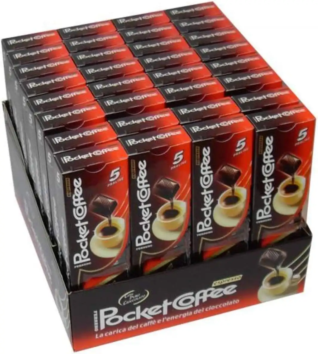 32x Ferrero Pocket Coffee Espresso Classico 32 Confezioni da 5 Cioccolatini