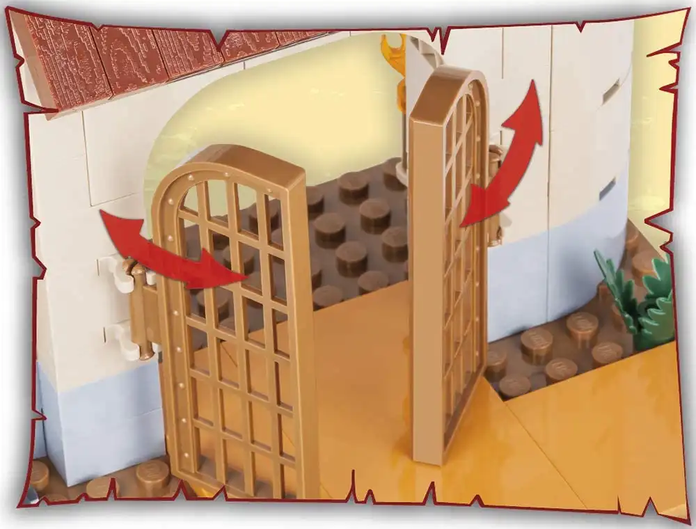 Costruzioni Cobi Fortezza Medeviale Roccaforte Per Pirati Gioco Bambini 335 Pz