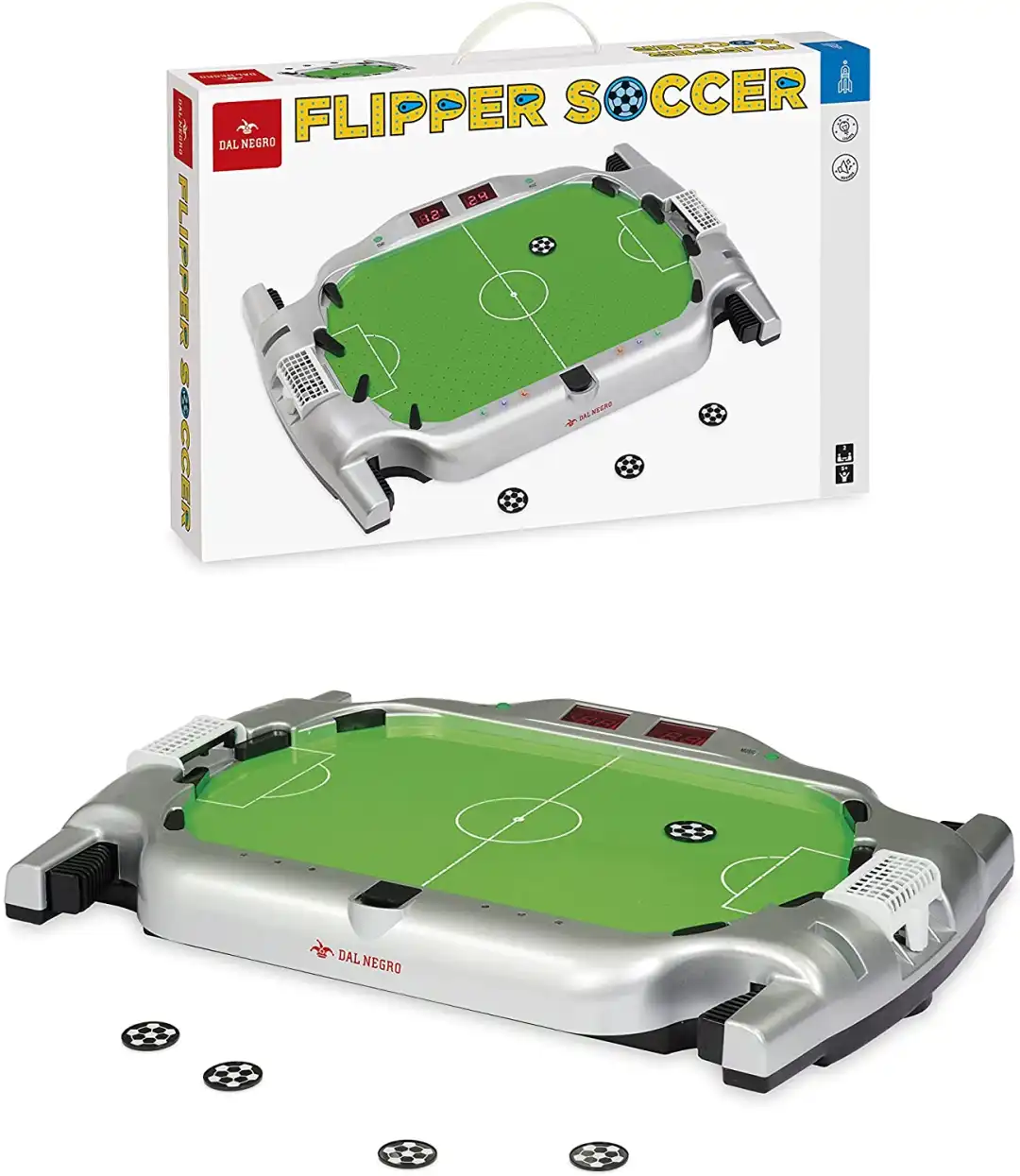 Dal Negro Flipper Soccer Campo da Calcio Flipper Con Luci e Suoni Gioco