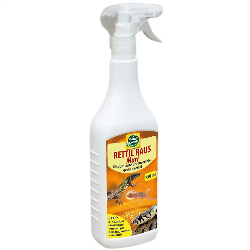Spray 750 ML Disabituante per Rettili Lucertole Gechi Serpenti Allontana Scaccia