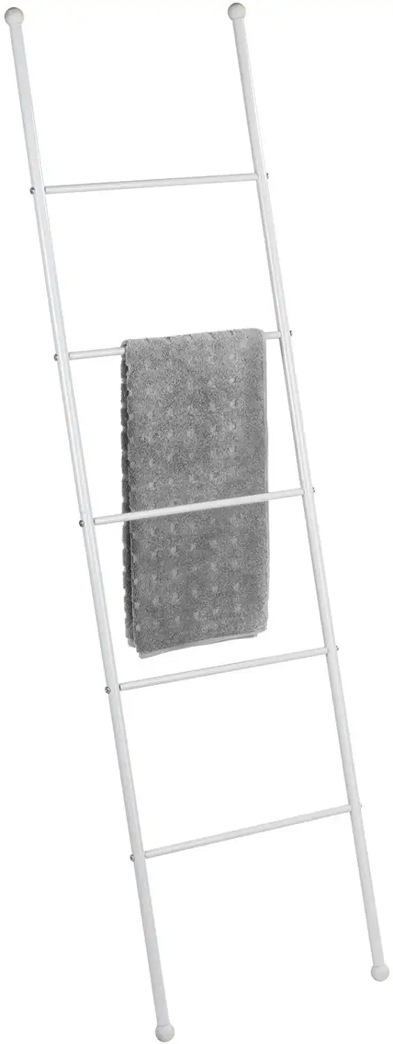 Scala Scaletta Portasciugamani Porta Asciugamani a 5 Barre in Acciaio Bagno Wc