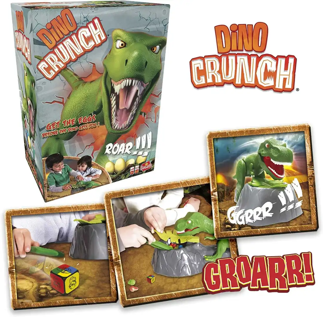 Dino Crunch Prova a Prendere le Uova dal Dinosauro ma Attento che Attacca! 4+