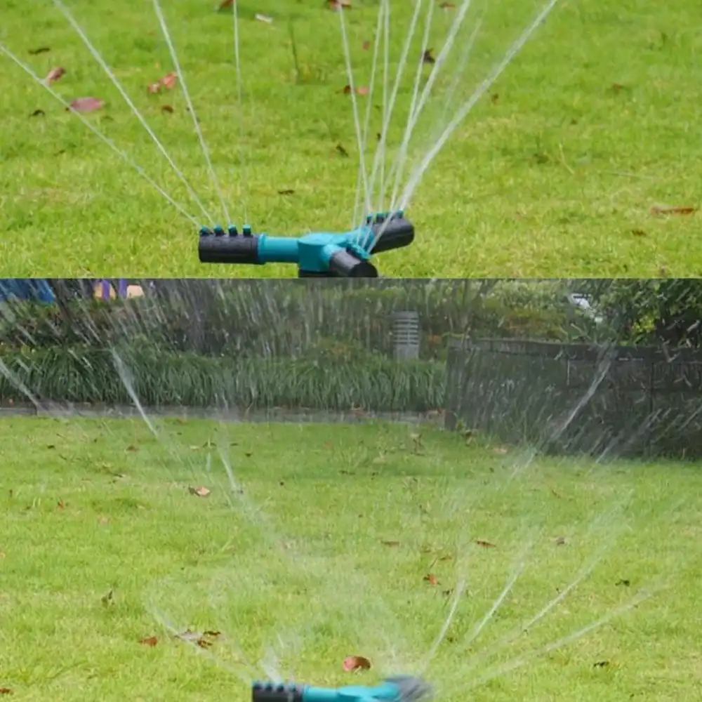 Irrigatore da Giardino Automatico a 360 Gradi con 12 Ugelli per Irrigazione
