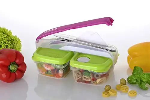 Contenitore per Cibo Pausa Pranzo Lavoro Ufficio Scuola Conserva Alimenti Break