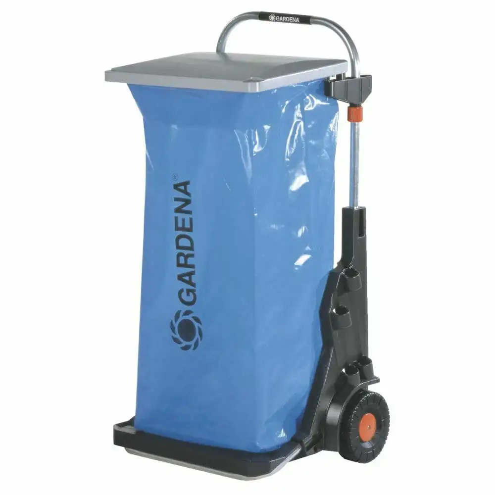 Carrello di Trasporto Per Giardino Versatile Carriola Sacchi Integrata Con Ruote