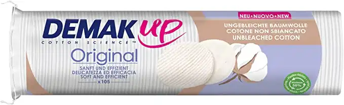 DemakUp Dischetti Struccanti Original 4 Confezioni Da 105 Pezzi Viso Pulizia