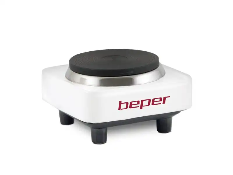 Beper 90.358H Fornello Elettrico 300W Con Piastra in Ghisa Forno Casa Campeggio