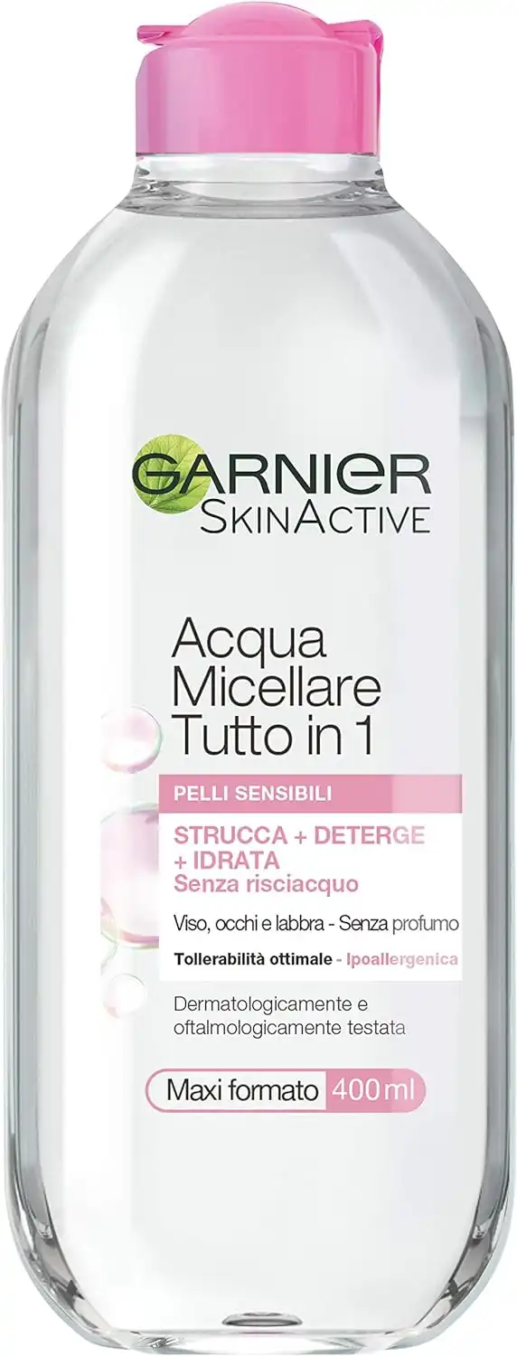 Garnier Kit Acqua Micellare 400ML Tutto in 1 Senza Risciacquo 3x400ml 58492