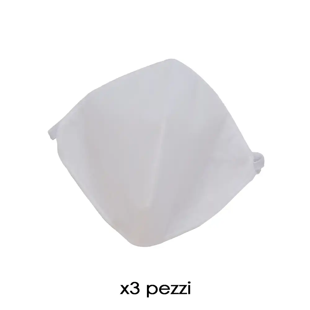 Set 3 Mascherine Sanitarie Azione Filtrante 3 Pezzi