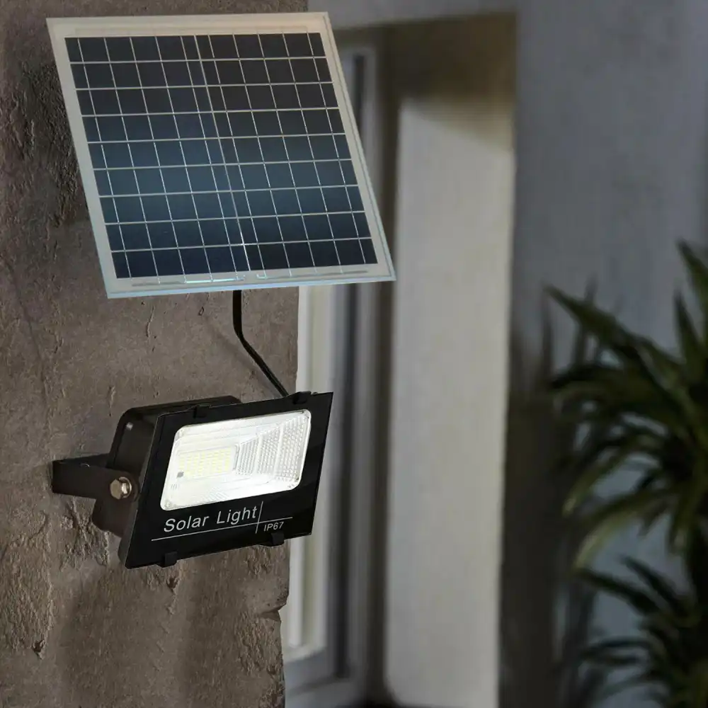 Faro Led 200W Con Pannello Solare Crepuscolare + Telecomando IP67 200 W
