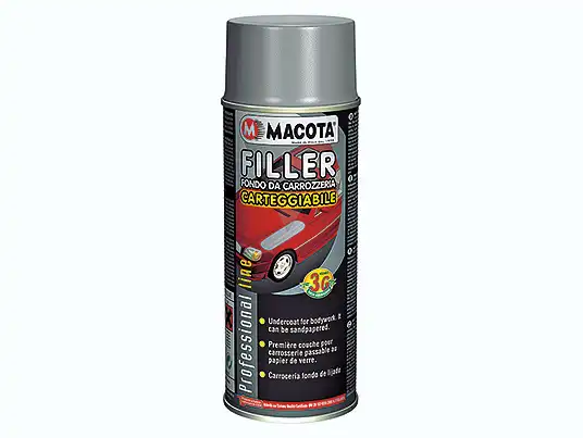 Macota Filler Fondo Da Carrozzeria Carteggiabile Grigio Bomboletta Spray 200ML