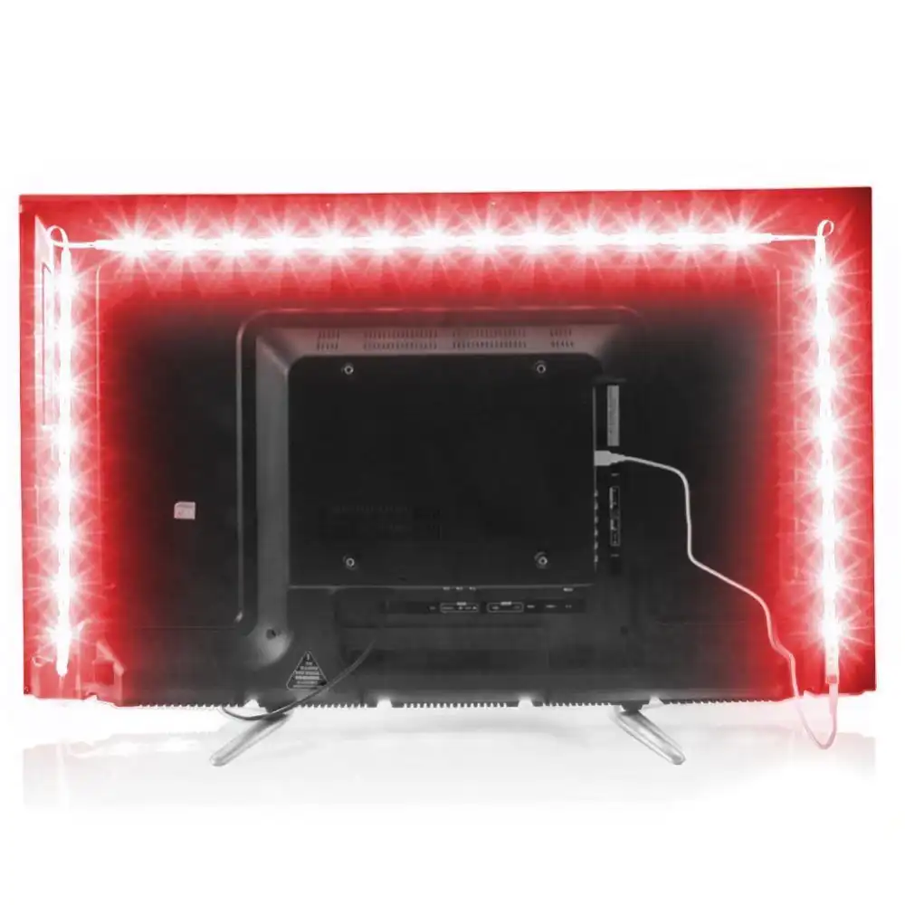 Striscia 30 Led Usb RGB Multicolore per Colore Effetto Effetti Smart Tv Computer