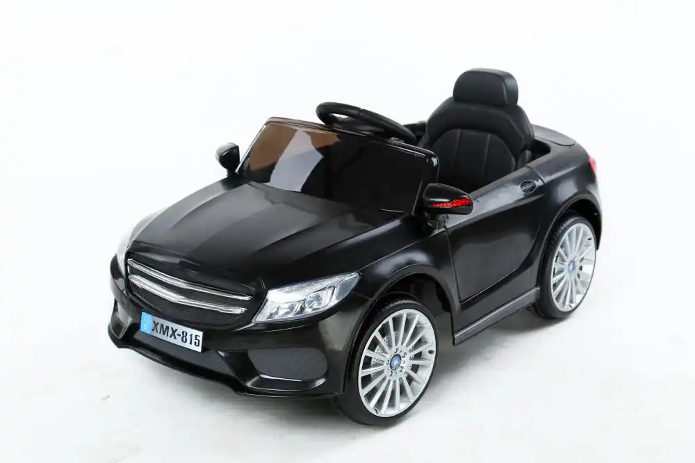 Auto Macchina Elettrica Per Bambini Babyfun 12V Nero 1 Posto Con Telecomando