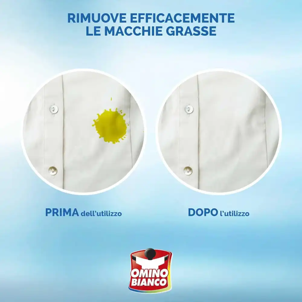 4 Flaconi Omino Bianco 125ml Smacchiatore Spray a Secco Express Senza Aloni