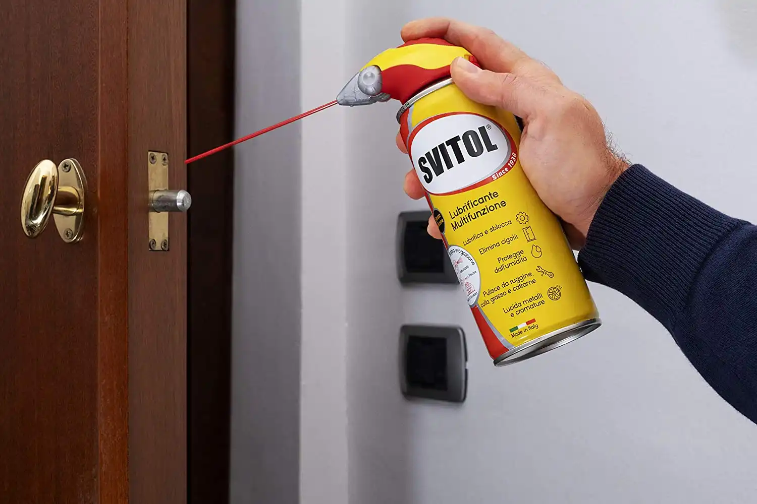 Set 6 Pz SVITOL Multifunzione Lubrificante Spray Erogatore con Cannuccia 500 ml