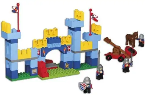 Castello Medioevale Costruzioni Mattoncini Gioco Per Bambini 91 Pezzi