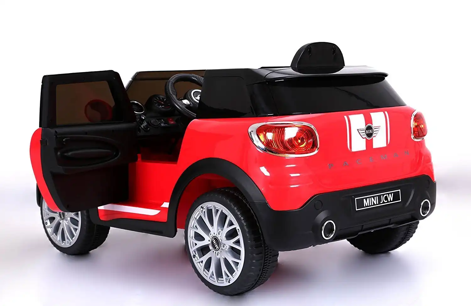 Auto Macchina Elettrica Mini Paceman Rossa 12V 1 Posto Per Bambini