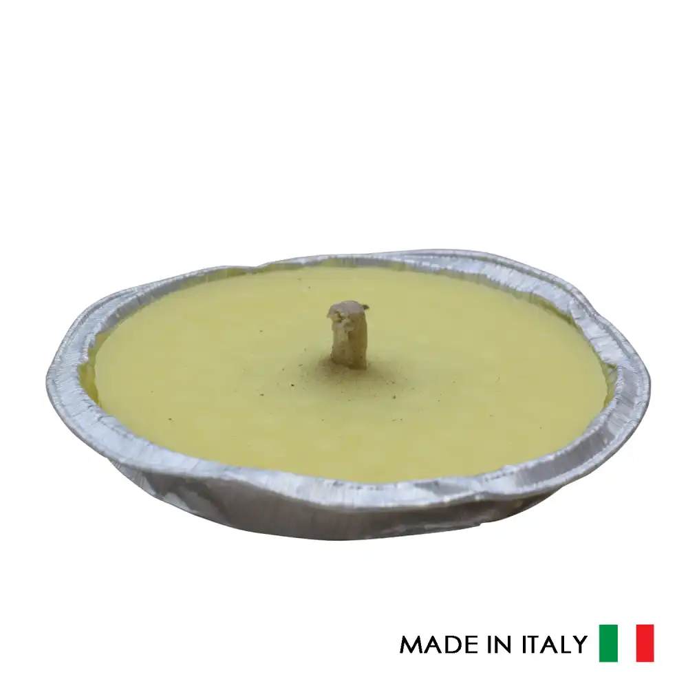 10 Pezzi Candela Citronella In Allumino 11cm Antizanzare Giardino Feste Eventi