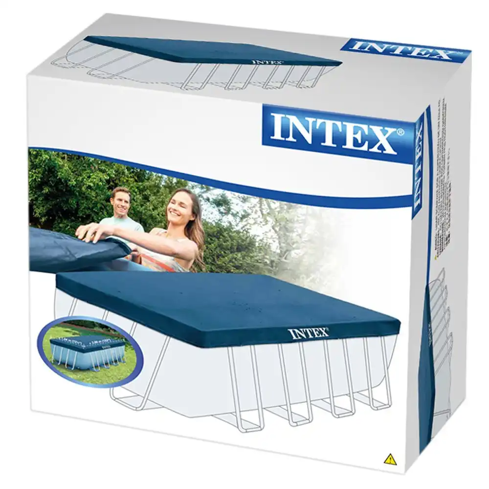 Telo Copertura Piscina Ultraframe Copripiscina Rettangolare 400 x 200 Cm Intex