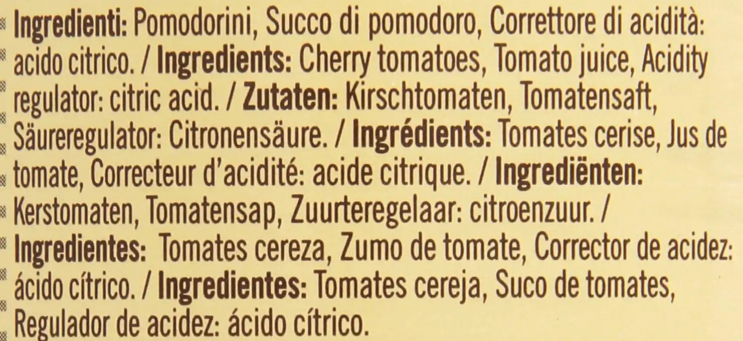 4 Barattoli De Cecco Pomodorini di Collina 100% Italiano da 400gr Cadauno