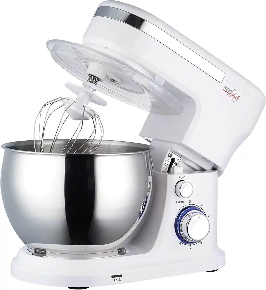 Impastatrice Planetaria 1000W Ciotola 5 lt in Acciaio Inox 6 Velocita' Maxima