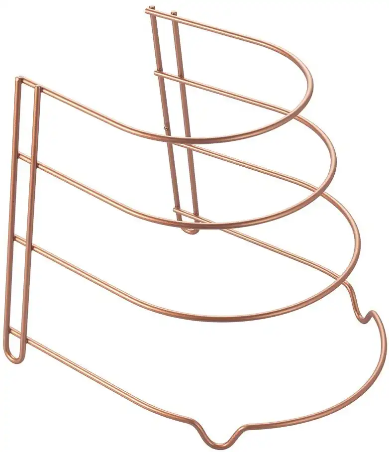 Porta Tegami Padelle 4 Posti Scomparti Organizzatore Cucina da Mobile Ripiano