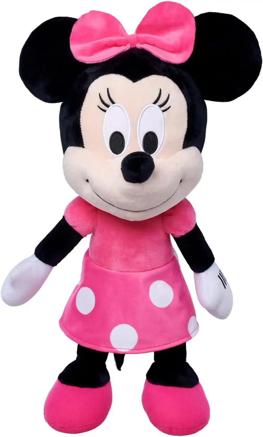 Disney Minnie Happy Friends cm 48 Peluche Minnie Mouse Morbido e Peloso Bambini