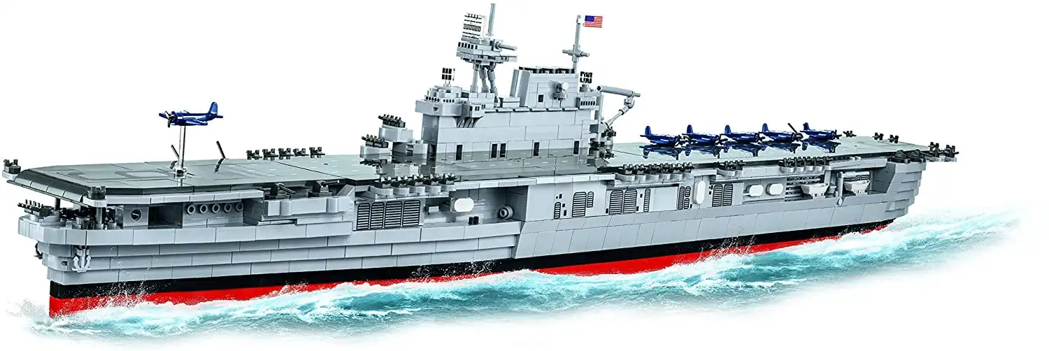 Set Costruzioni Bambini Cobi 2510 Pezzi USS Enterprise Portaerei Americana