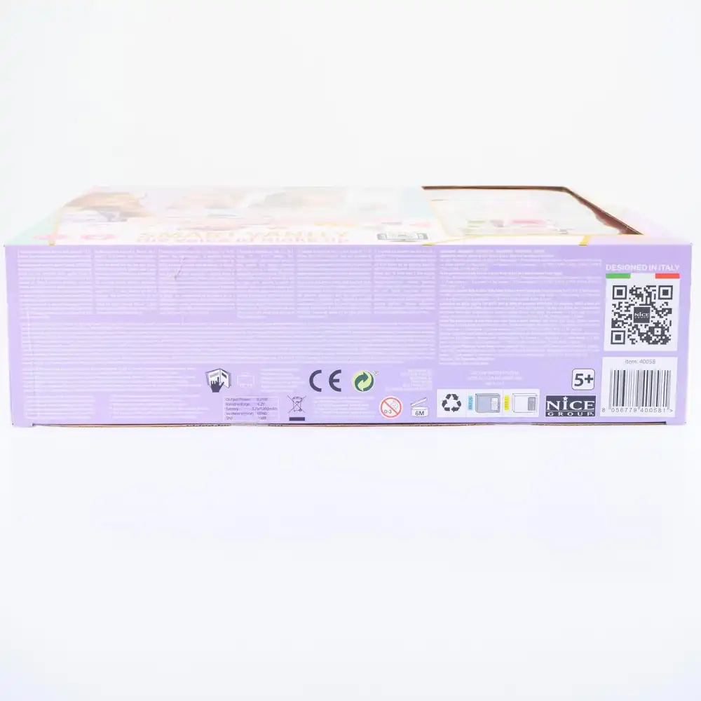 PINKIT Smart Vanity Specchiera Interattiva Parlante con Trucchi e Led