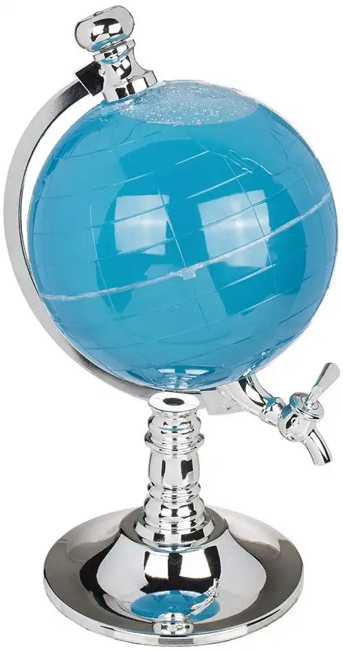 Dispenser Distributore di Bibite Acqua Bevande a Forma di Mappamondo 3,5 Litri