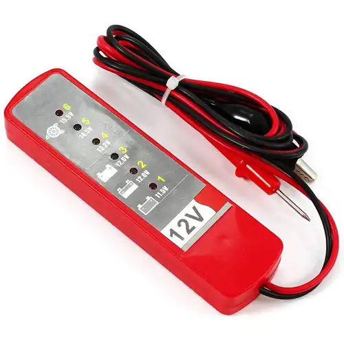 Tester Digitale Per Controllo Batteria Alternatore Auto Macchina Moto Camper 12v