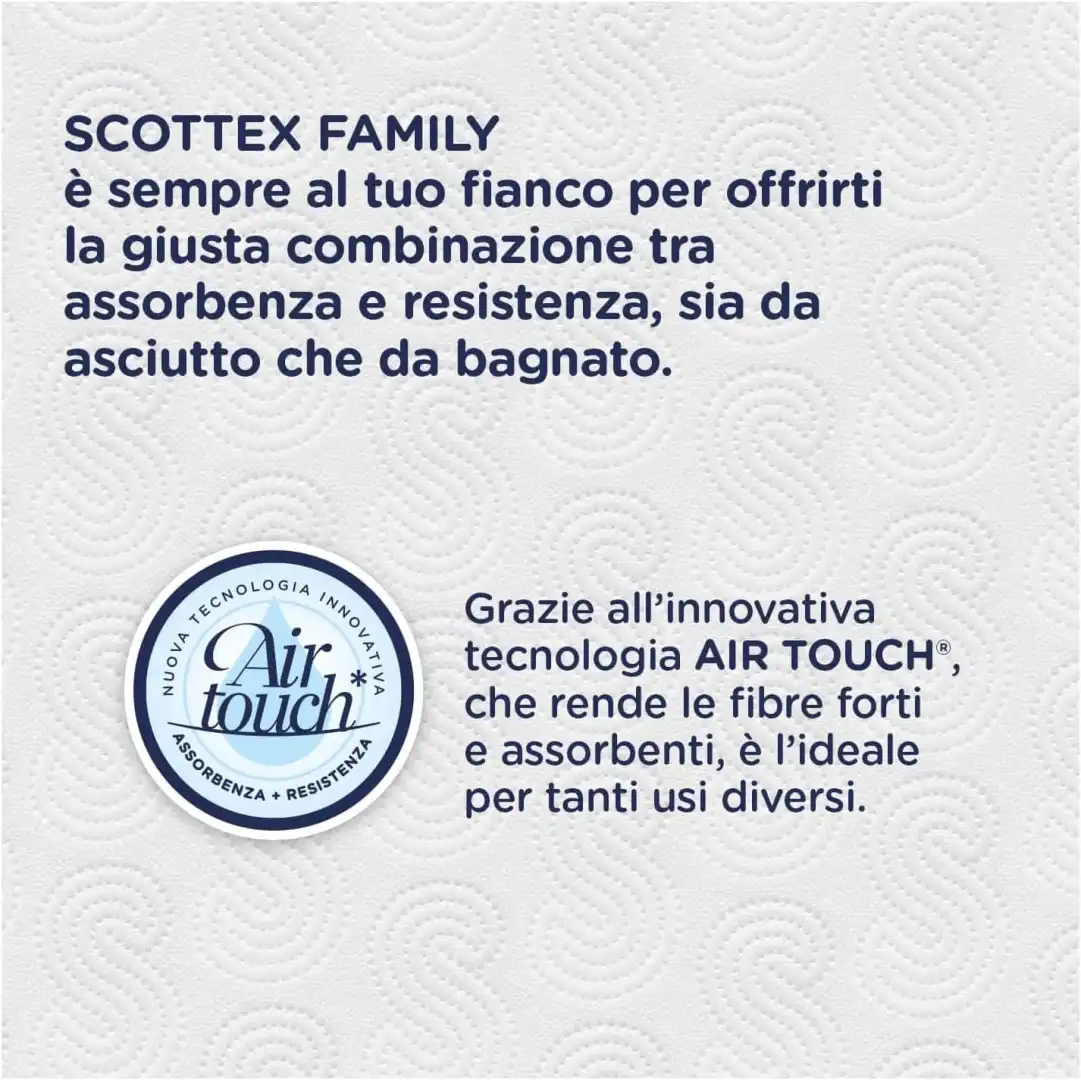 Scottex Casa Family Carta da Cucina Confezione da 32 Rotoli