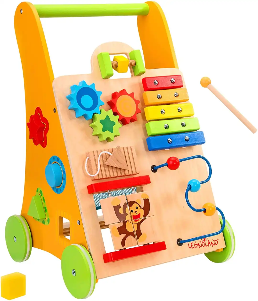 Gioco Primi Passi Giocattoli Multiattivita' in Legno Aiuto Bambino 12 Mesi +