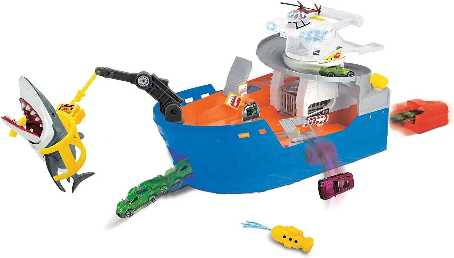 Dickie Summer Shark Attack Nave Lunga 50 cm con Luci e Suoni Gioco Bambini