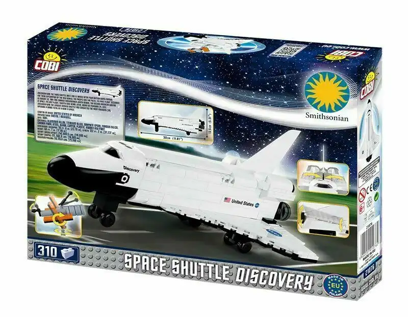 Gioco da Tavolo Costruzioni 310 Pezzi Navicella Navetta Spaziale Shuttle Bianco
