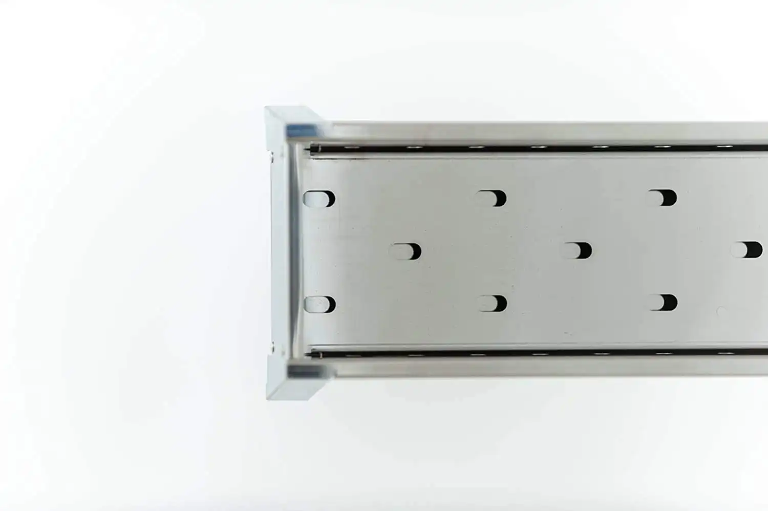 Canalina Cuocispiedini ed Arrosticini a Carbone 100cm Milano Acciaio Inox 430 ba