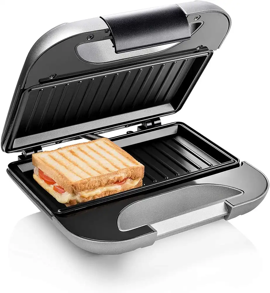 Princess Sandwich Maker DeLuxe Tostapane 750 W Grigio Tostiera Sandwichera