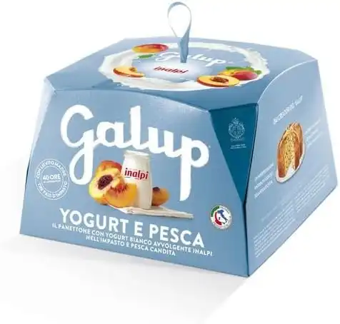 Galup Panettone Yogurt e Pesca Panettone 750g Dolce Natalizio