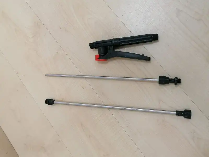 Lancia asta di ricambio con impugnatura per pompa a spalla zaino irroratore 16Lt