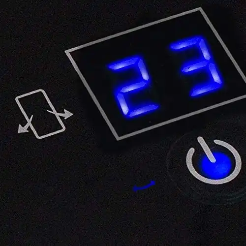 Tristar KA-5014 Termoventilatore in Ceramica 2000W Nero Pannello Controllo Touch