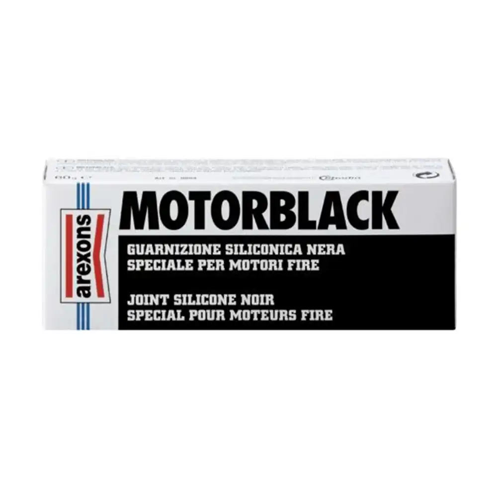 Arexons 0094 Motorblack 60 Gr Pasta Nera Siliconica Speciale Per Guarnizioni