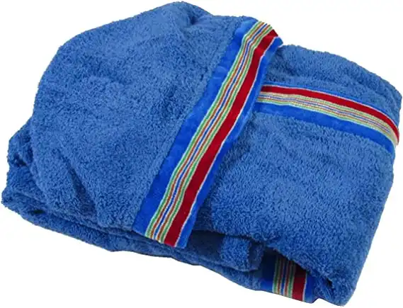 Accappatoio Junior Per Bambini PONGO Bluette GABEL Taglia 4 Spugna Puro Cotone