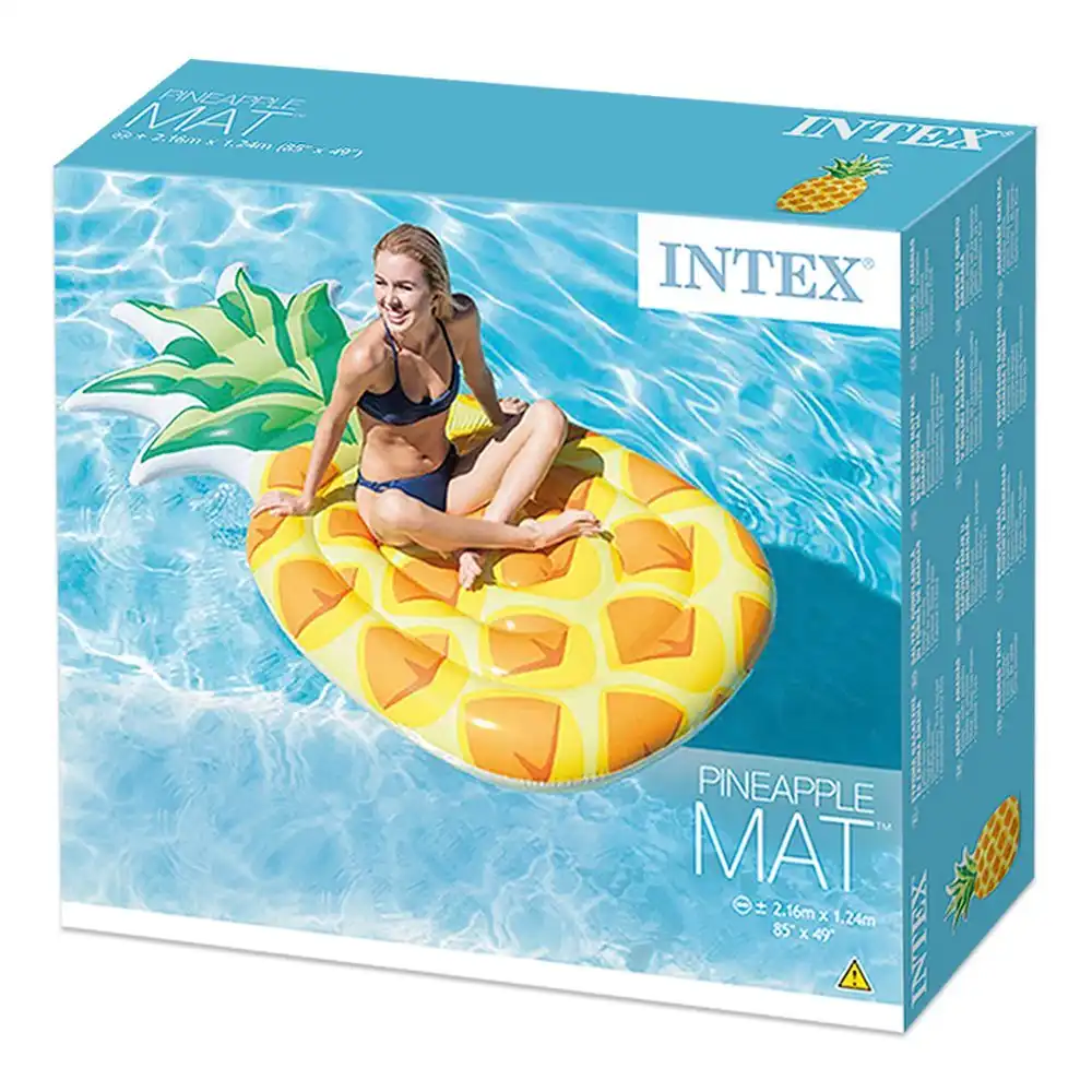 Intex Materassino Gonfiabile per Mare Piscina a Forma di Frutta Ananas 216X124CM