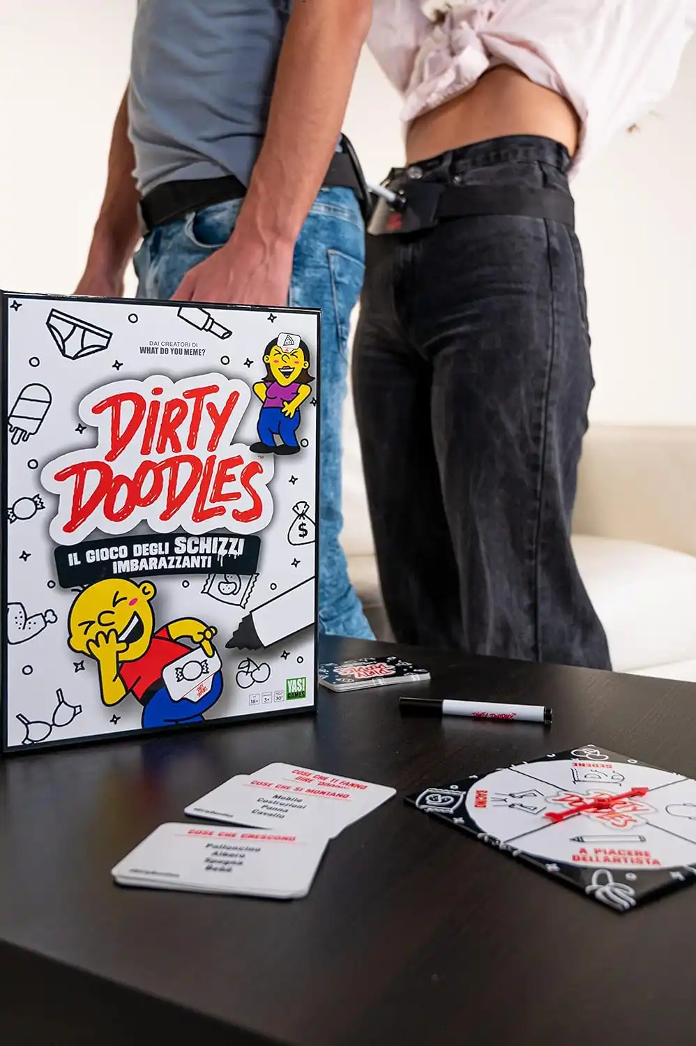 Dirty Doodles Yas Games Party Game il Gioco Degli Schizzi Imbarazzanti Eta' 18+